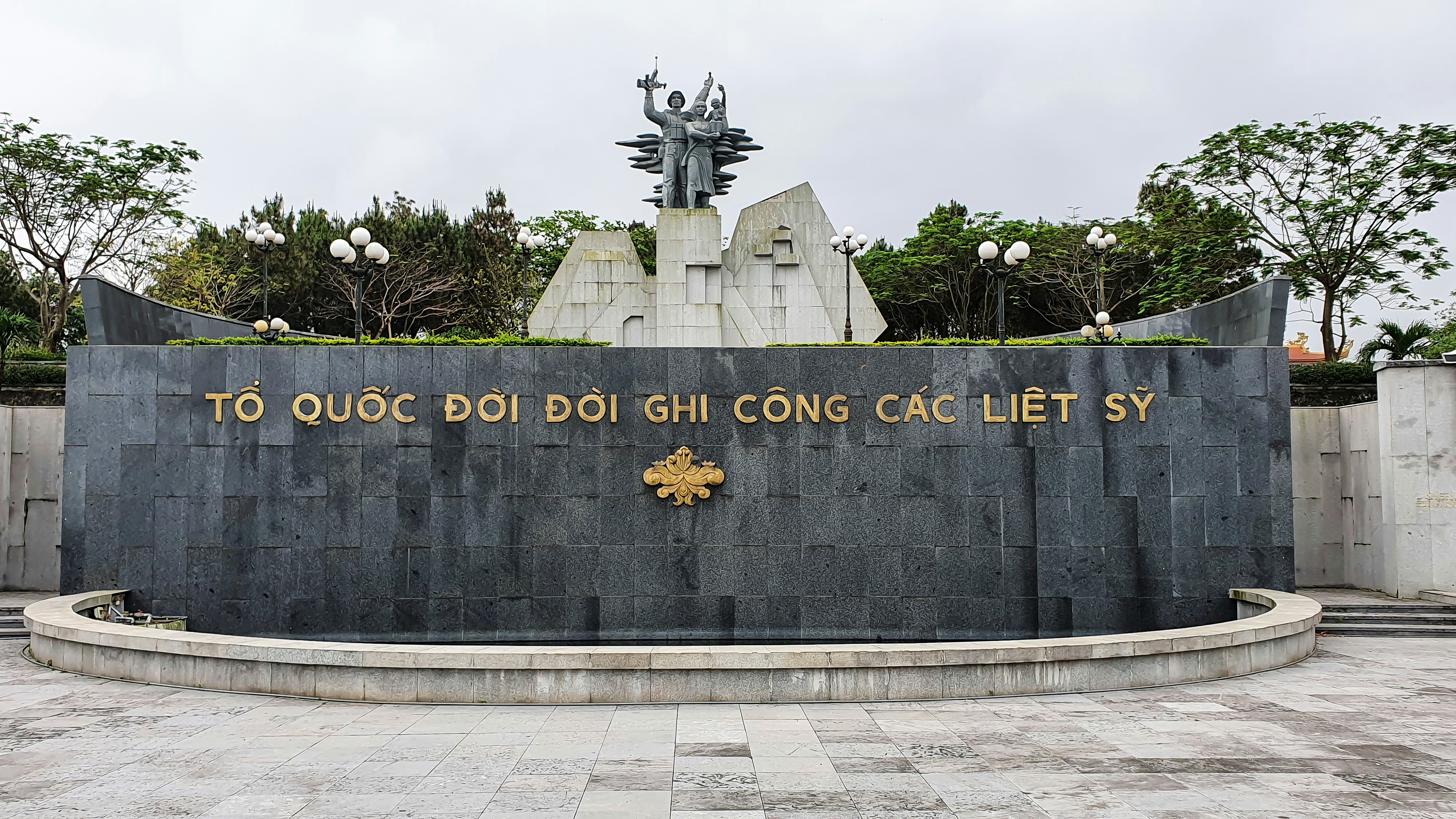 Memorial Monument At Road 9 National Martyrs Cemetery In Quang Tri Province, Vietnam.