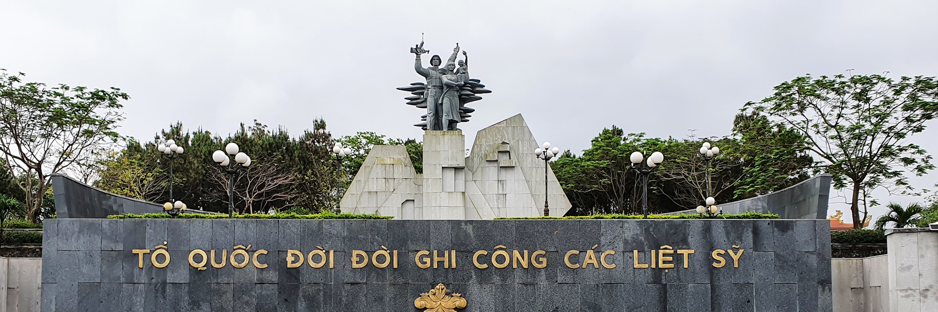 Memorial Monument At Road 9 National Martyrs Cemetery In Quang Tri Province, Vietnam.