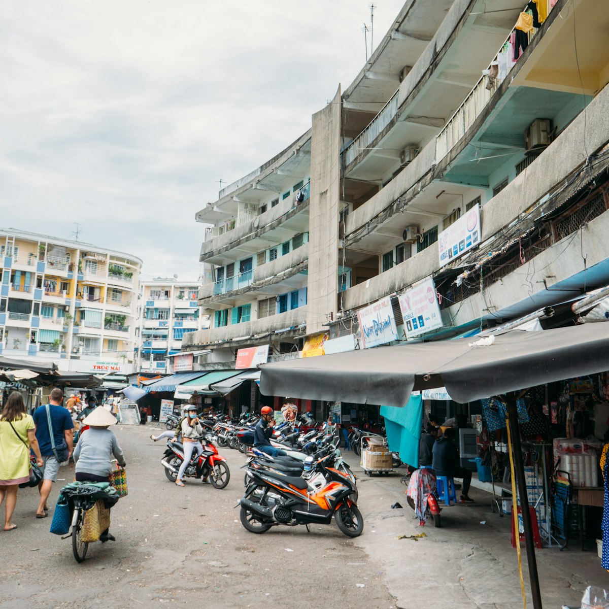 Dam market (Cho Dam), Nha Trang city, Khanh Hoa / Vietnam - August 26 2018: Dam Market is the largest market and trading symbol of Nha Trang coastal city.; Shutterstock ID 1170374734; full: 65050; gl: digital; netsuite: POI; your: 