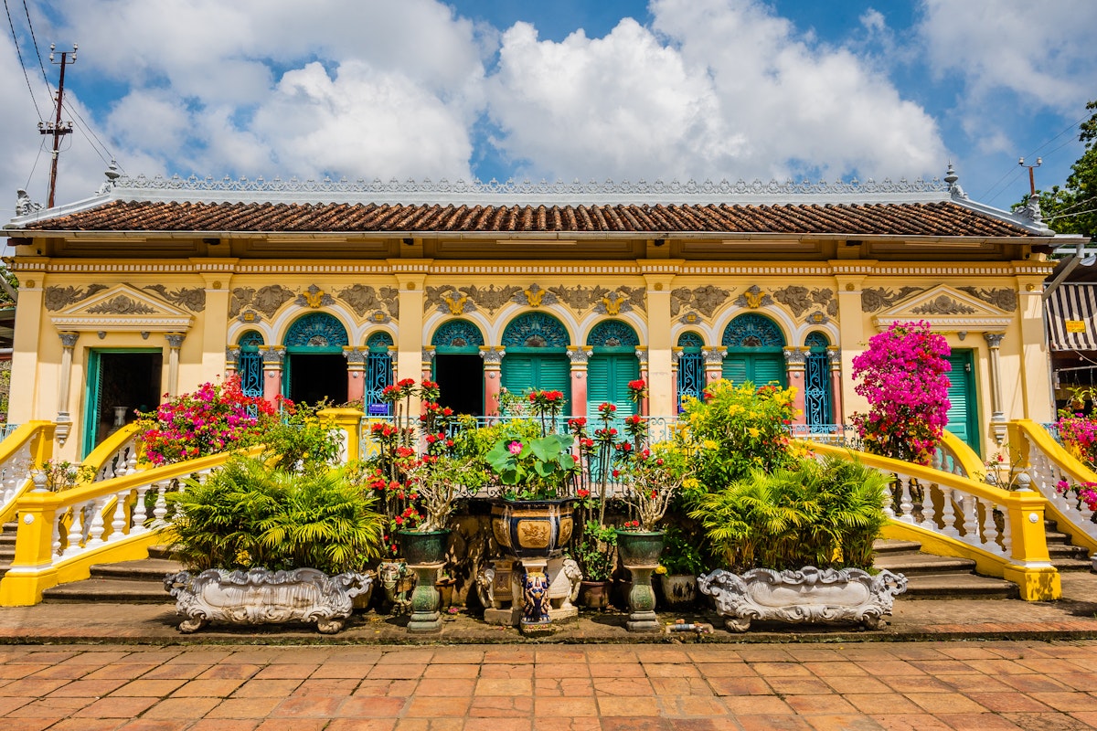 Binh Thuy ancient house is one of the rare French-style houses remaining in South, Vietnam.
