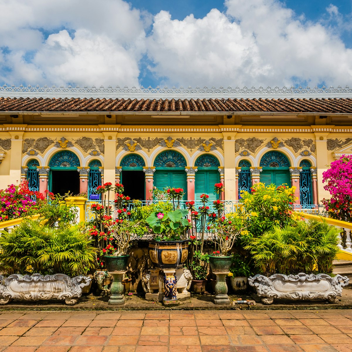 Binh Thuy ancient house is one of the rare French-style houses remaining in South, Vietnam.