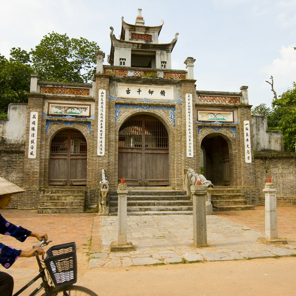 Thuc Dynasty temple, 5 August 2011, in Co Loa Citadel, near Hanoi, Vietnam.