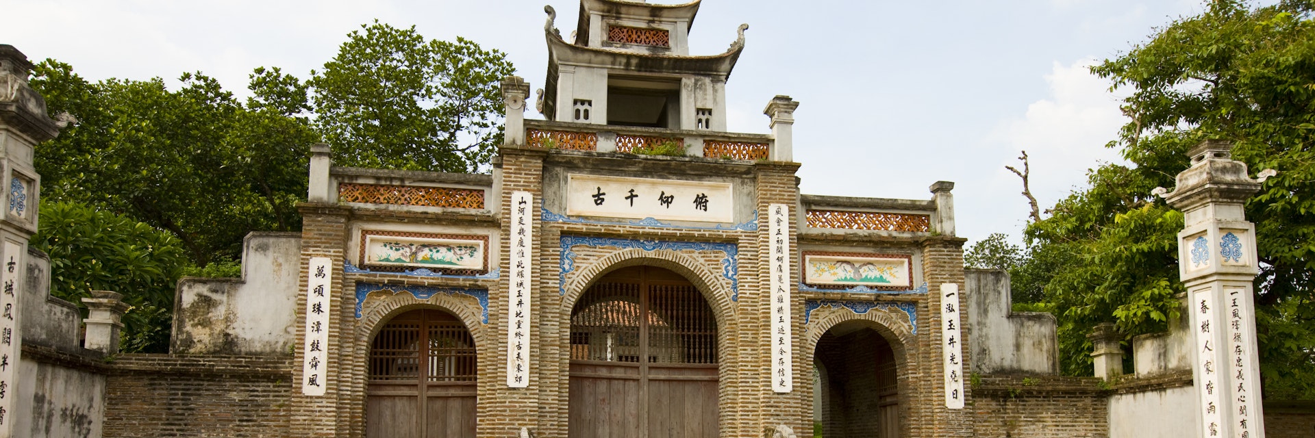 Thuc Dynasty temple, 5 August 2011, in Co Loa Citadel, near Hanoi, Vietnam.