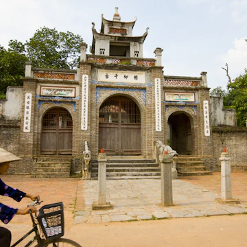 Thuc Dynasty temple, 5 August 2011, in Co Loa Citadel, near Hanoi, Vietnam.
