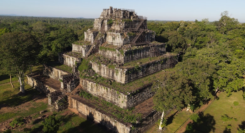 Prasat Koh Ker , Koh Ker Temple in beautiful drone shot; Shutterstock ID 2000858036; full: 65050; gl: Lonely Planet Online Editorial; netsuite: New Unesco sites for 2023; your: Brian Healy
2000858036