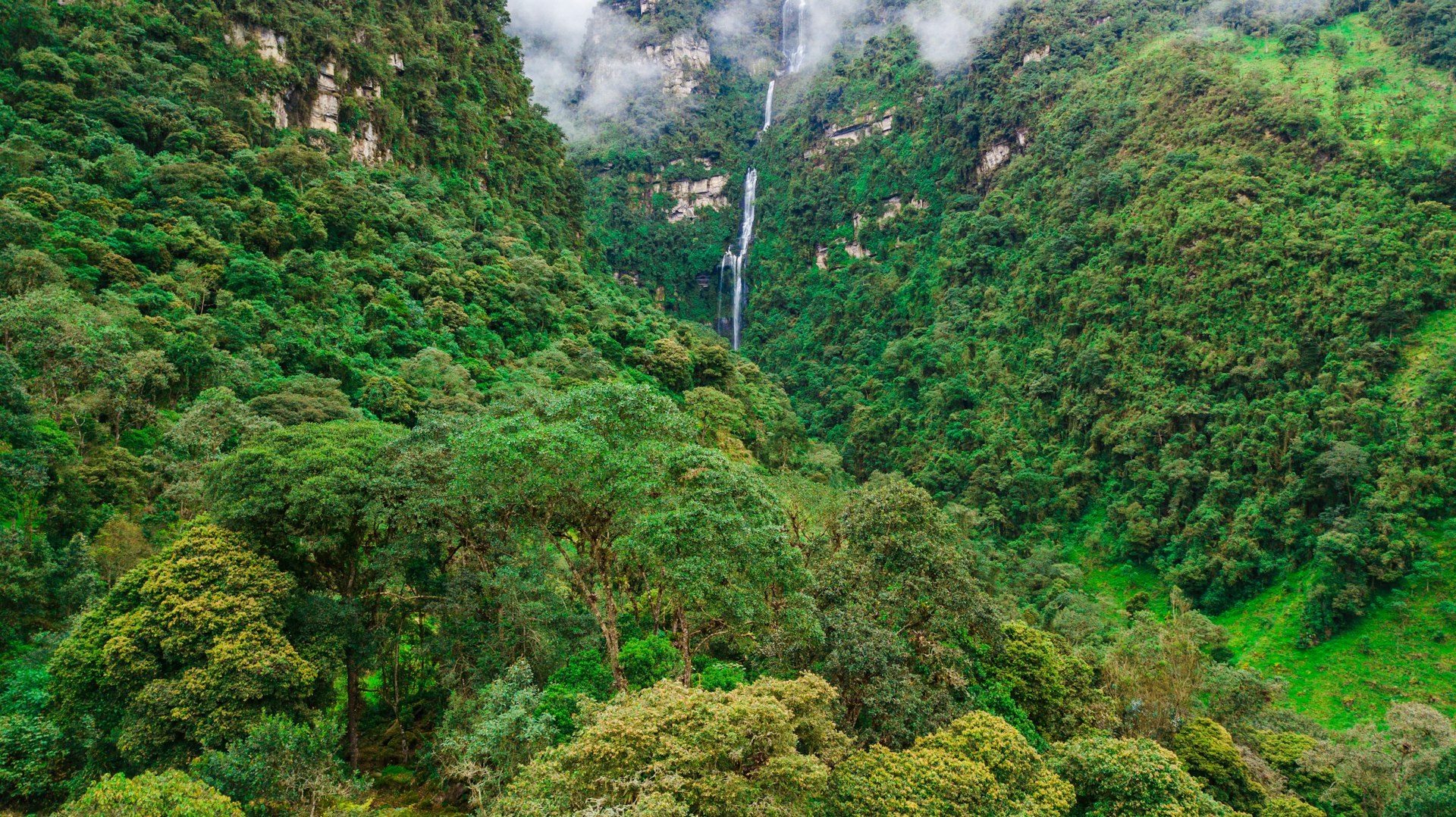 Cascada la Chorrera, Colombia's tallest waterfall.