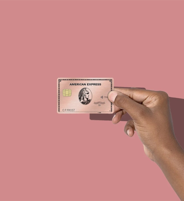 The Rose Gold American Express Card © Eric Helgas / The Points Guy