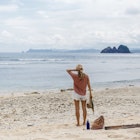 Rear view shot of single woman standing on beach, Kuta, Lombok, Indonesia
1094629404
active, building, casual, coast, holiday, leisure, rock, traveller, tropical, woman, young