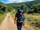 FROM LISBON IN PORTUGAL, TO SANTIAGO, SPAIN, ALVORGE, ANSIÃ£O, PORTUGAL - 2019/06/08: A pilgrim walks the Camino Portuguese towards the albegue in the town of Alvorge..The Camino de Santiago (the Way of St. James) is a large network of ancient pilgrim routes stretching across Europe and coming together at the tomb of St. James (Santiago in Spanish) in Santiago de Compostela in north-west Spain. Yearly, thousands of people of various backgrounds walk the Camino de Santiago either on their own or in organized groups. (Photo by Ana Fernandez/SOPA Images/LightRocket via Getty Images)
FROM LISBON IN PORTUGAL, TO SANTIAGO, SPAIN, ALVORGE, ANSIãO, PORTUGAL - 2019/06/08: A pilgrim walks the Camino Portuguese towards the albegue in the town of Alvorge..The Camino de Santiago (the Way of St. James) is a large network of ancient pilgrim routes stretching across Europe and coming together at the tomb of St. James (Santiago in Spanish) in Santiago de Compostela in north-west Spain. Yearly, thousands of people of various backgrounds walk the Camino de Santiago either on their own or in organized groups. (Photo by Ana Fernandez/SOPA Images/LightRocket via Getty Images)
1154624137
camino de santiago, way of st. james, network, ancient, pilgrim routes, albegue, alvorge, pilgrim, pilgrims