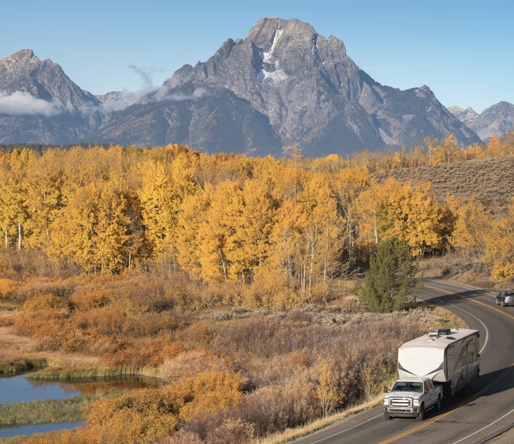 U.S. Highway 191, John D. Rockefeller Jr. Parkway, along Oxbow Bend of the Snake River in fall color, Grand Teton National Park Wyoming
1371575159