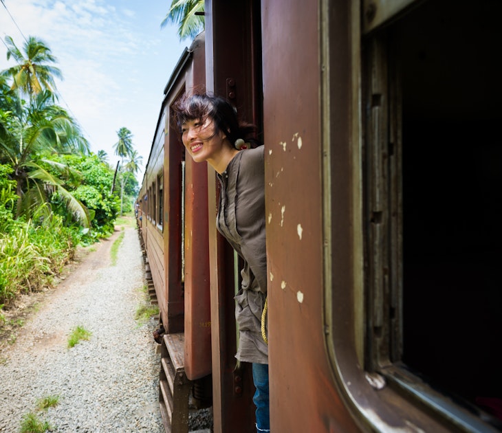 A Chinese tourist was traveling in Sri-lanka by train.  Train travel in Sri Lanka can be an adventurous and funny experience.
537496026