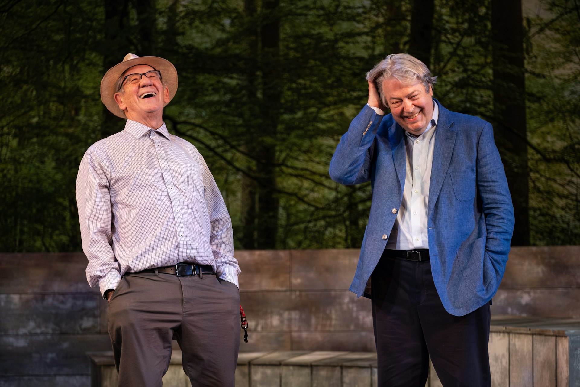 Ian McKellen and Roger Allam in the play “Frank and Percy”