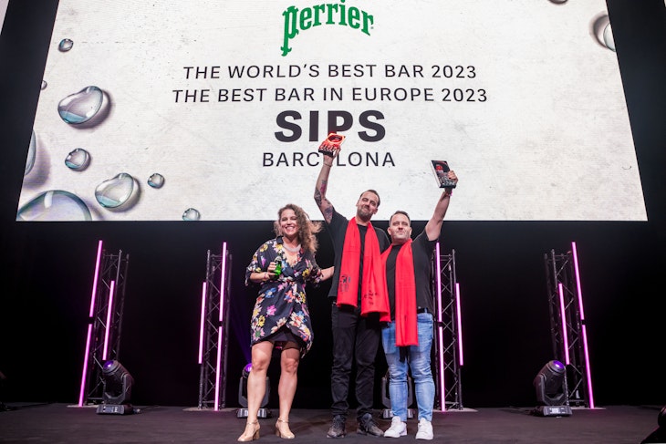 Sips, in Barcelona, came top of the rankings at the World’s 50 Best Bars 2023 awards, announced in Singapore on October 17.