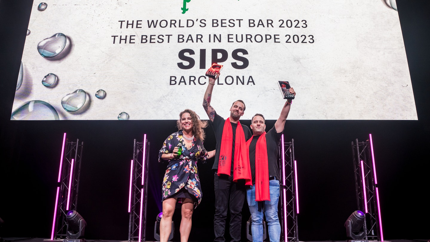 Sips, in Barcelona, came top of the rankings at the World’s 50 Best Bars 2023 awards, announced in Singapore on October 17.