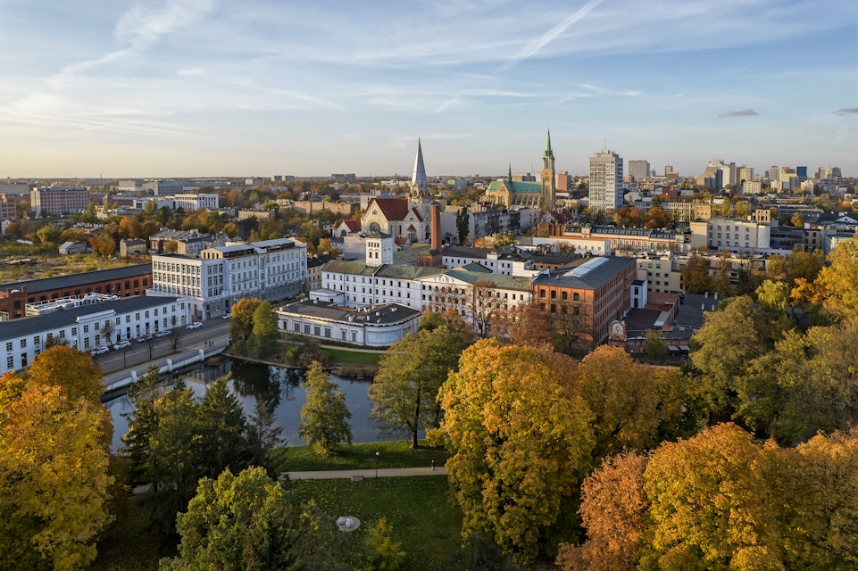 Panoramic view of the city of Lodz.
1362343401
