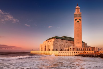 The Hassan II Mosque  largest mosque in Morocco. Shot  after sunset at blue hour in Casablanca.
544676786
Arranging, Minaret, Dusk, Mosaic, Islam, Religion, Majestic, Blue, Famous Place, North, Architecture, Casablanca, Morocco, Africa, Night, Sea, Decoration, Mosque, Tower, Hassan
