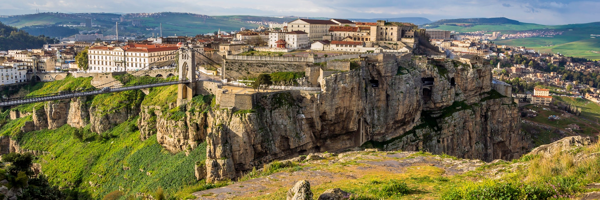 Constantine in Algeria is the capital of Constantine Province in northeastern Algeria - Constantine has numerous picturesque bridges connecting hills and valleys surrounding the city ; Shutterstock ID 1374108002; full: digital; gl: 65050; netsuite: poi; your: Barbara Di Castro
1374108002