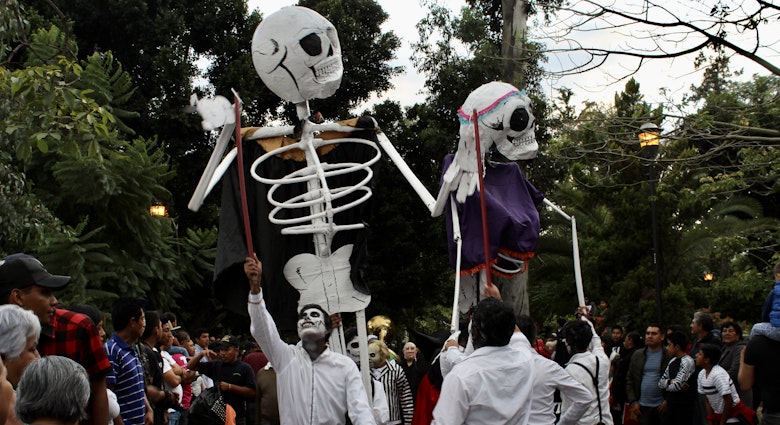 Oaxaca de Juarez, Oaxaca/Mexico; October 28 2018: Traditional Day of the Dead parade in Oaxaca City; Shutterstock ID 1584691279; full: 65050; gl: Lonely Planet Online Editorial; netsuite: Halloween around the world; your: Brian Healy
1584691279
art, best, carnival, celebration, city, clothes, colorful, costume, culture, day, day of the dead, dead, decoration, design, destination, dia de los muertos, editorial, ethnic, event, face, festival, fiesta, group, holiday, latin, local, mask, mexican, mexico, muerto, native, oaxaca, omri eliyahu, parade, party, people, photo, photography, portrait, scary, scene, skull, spiritual, street, tourism, tradition, traditional, travel