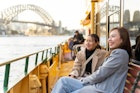 Happy Asian woman friends sitting on ferry boat crossing Sydney harbour in Australia. Attractive girl enjoy and fun urban outdoor lifestyle shopping and travel in the city on holiday vacation.; Shutterstock ID 2329771921; full: 65050; gl: Online ed; netsuite: Sydney budget; your: Claire N
2329771921