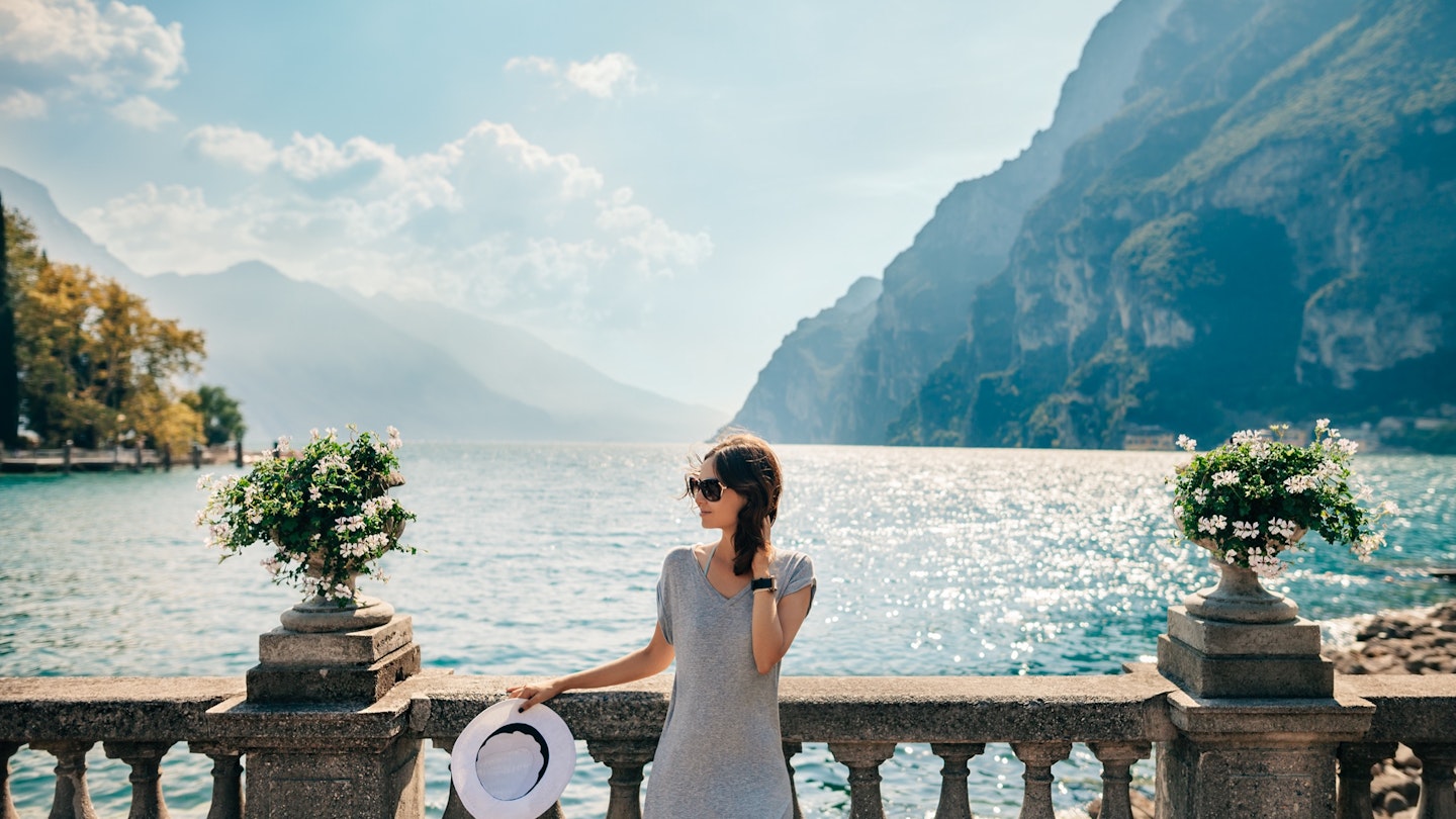 Young beautiful woman relaxing on picturesque Garda Lake. Vacation concept; Shutterstock ID 572736820; full: 65050; gl: Online Editorial; netsuite: Lufthansa Sponsored; your: Ben Buckner
572736820
alps, background, beautiful, beauty, carefree, caucasian, concept, enjoy, europe, female, flowers, freedom, garda, girl, happy, hat, holiday, italy, lago, lake, landscape, luxury, mountains, nature, outdoors, paradise, people, picturesque, relax, rest, riva, river, scenic, sea, seascape, serene, sexy, sky, smile, summer, sun, tourism, tourist, tranquil, travel, traveler, vacation, view, woman, young