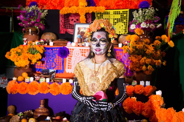 Ofrendas (altars) are a focal point during Day of the Dead celebrations. Anton Romaniuk/Shutterstock