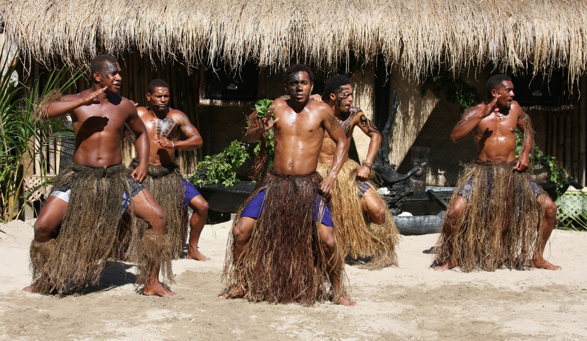 Robinson Crusoe island's group performs Island dance at Dancing Spectacular