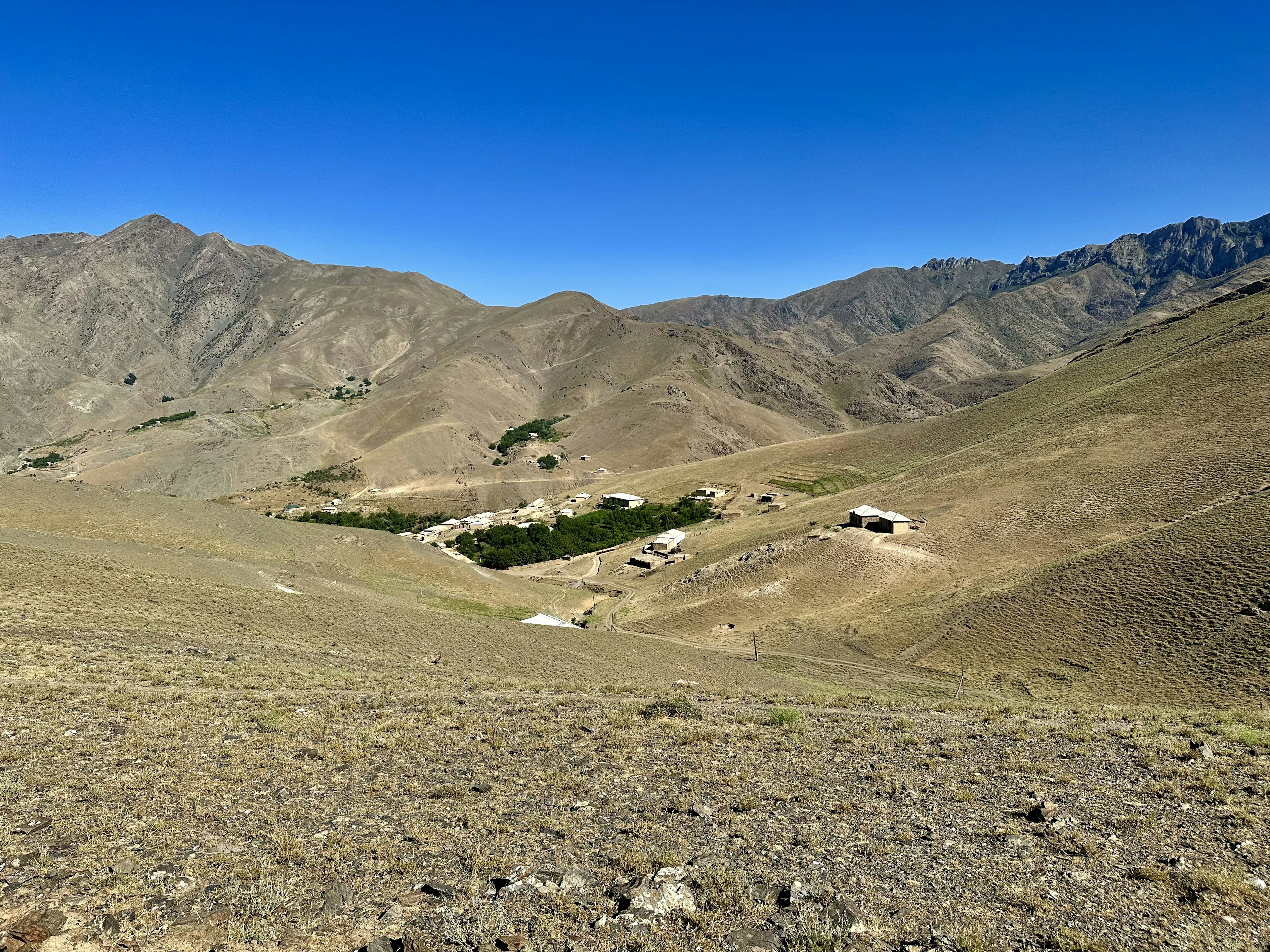 A small village inside the Nurata desert.