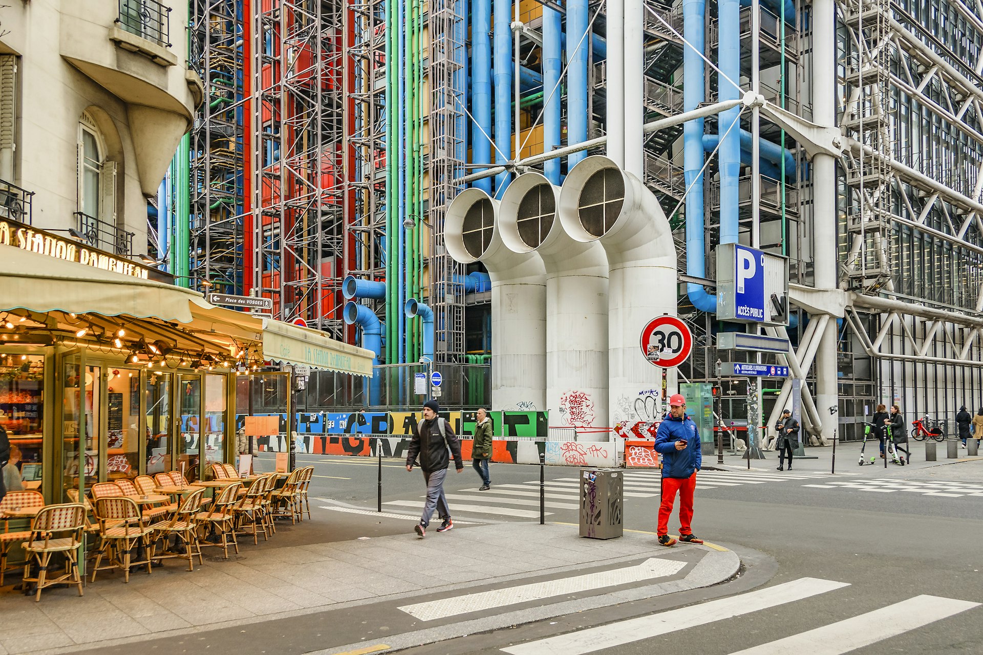 The Centre Pompidou, Paris