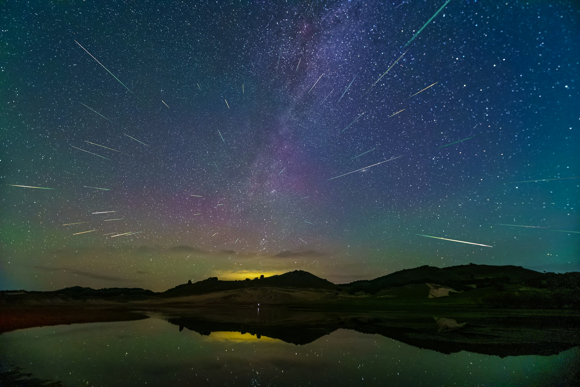The Perseid meteor shower as seen from Chifeng, Inner Mongolia, China