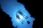 Shot of divers silhouetted against water's surface.
522035420
silhouette:CB2, two people:CB2, scuba diving:CB2, fish:CB2, underwater:CB2, cave:CB2, male:CB2, view from below:CB2, couples:CB2, female:CB2, outdoors:CB2, natural world:CB2, Caribbean Sea:CB2, marine life:CB2, outline:CB2, chasm:CB2, puerto rico:CB2, silhouettes:CB2
