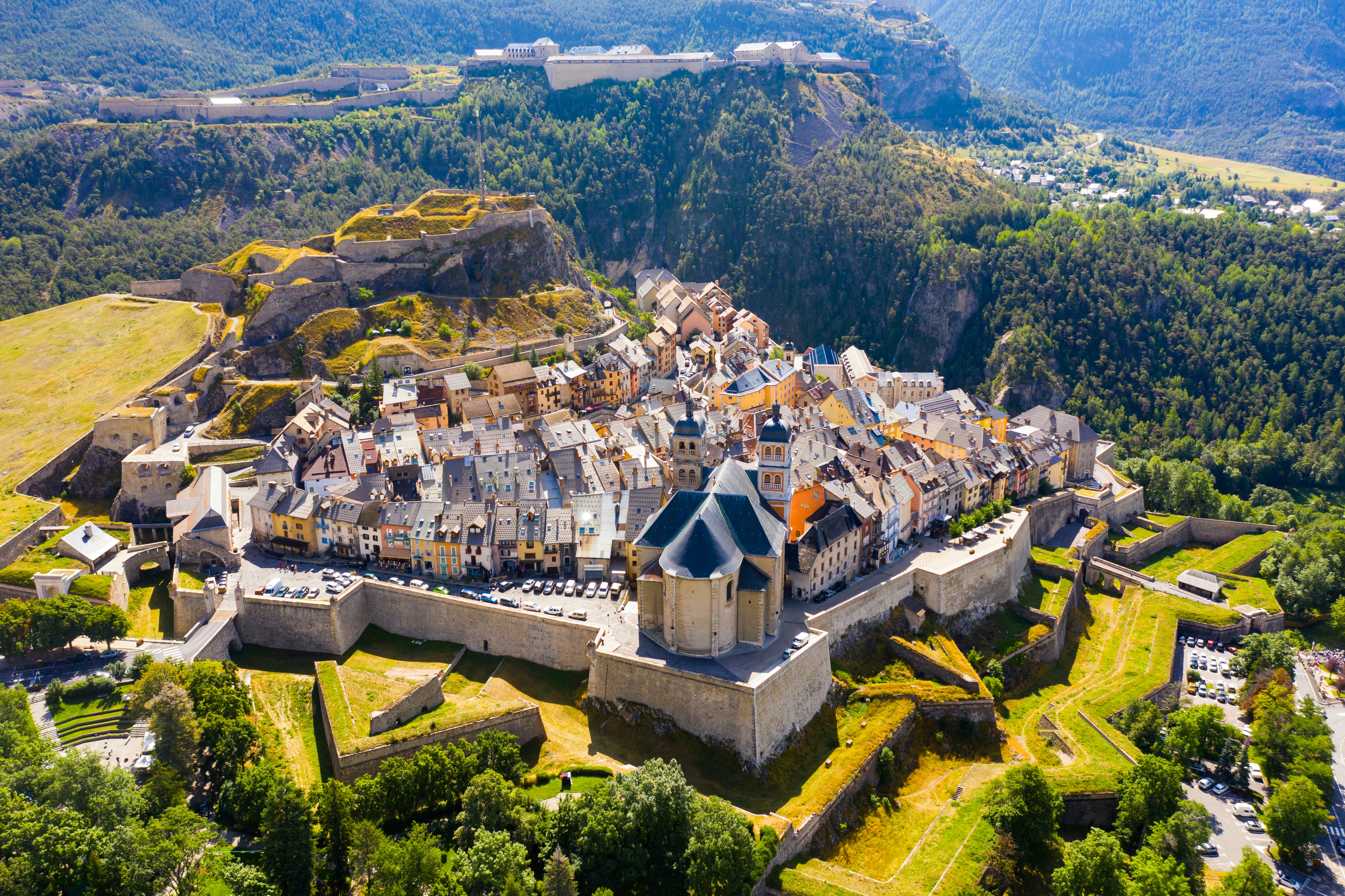 Aerial view on the city Briancon. France
1456059682