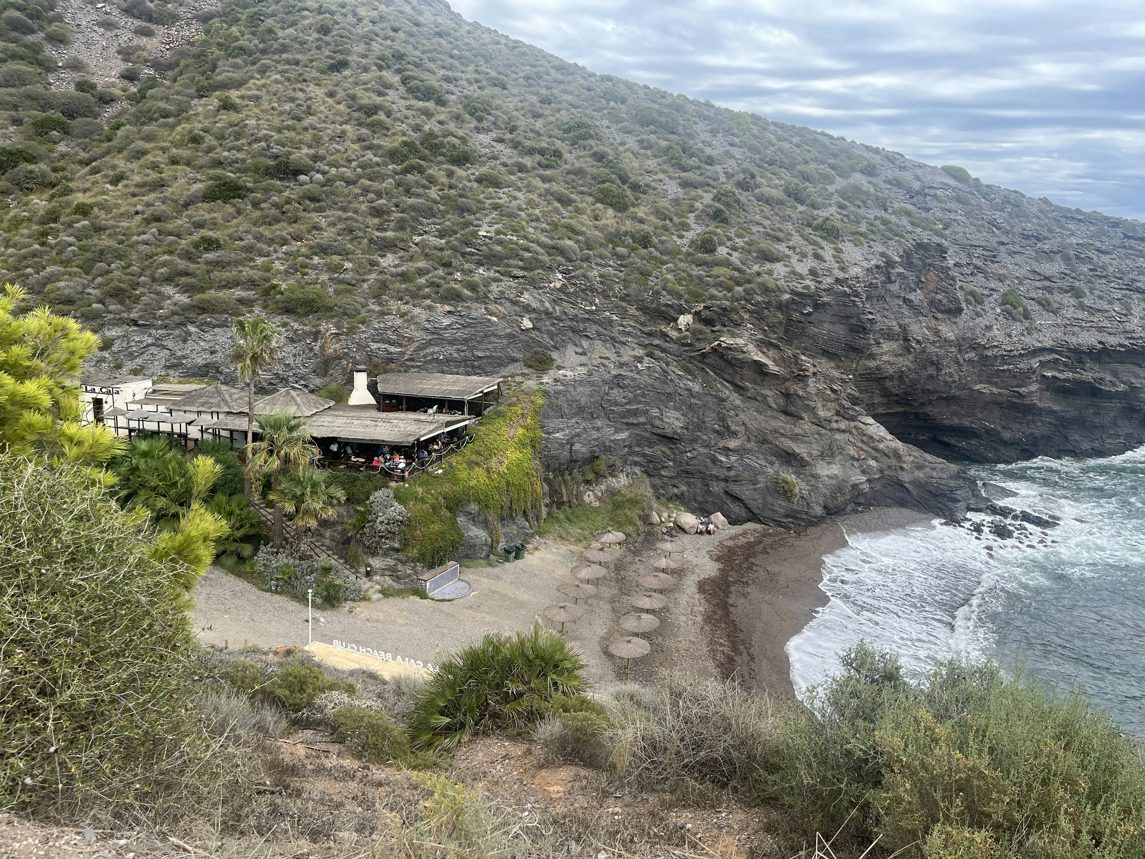 View of the La Cala restaurant by the Grand Hyatt in Murcia Spain