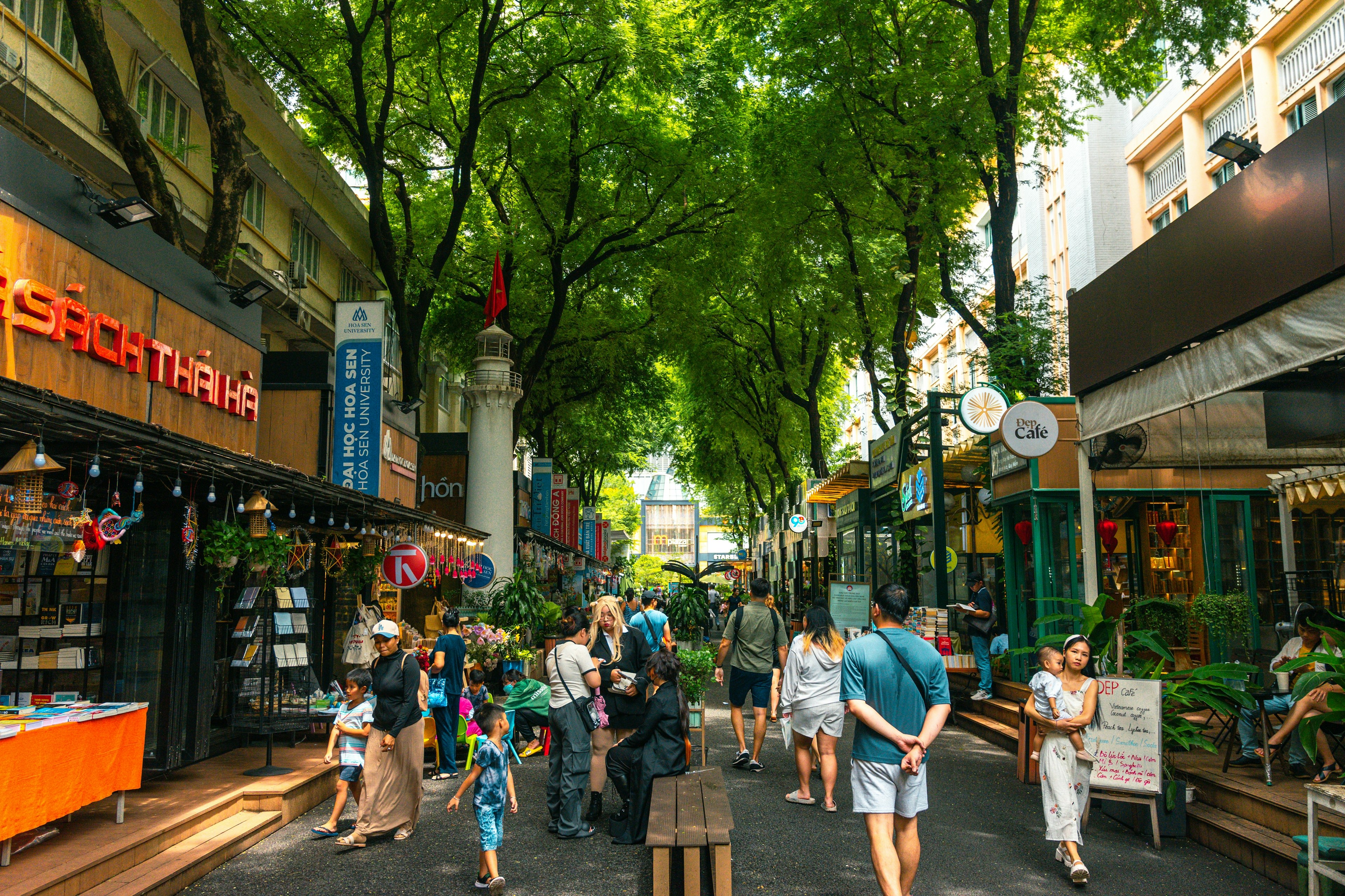 A street scene in Ho Chi Minh City, Vietnam