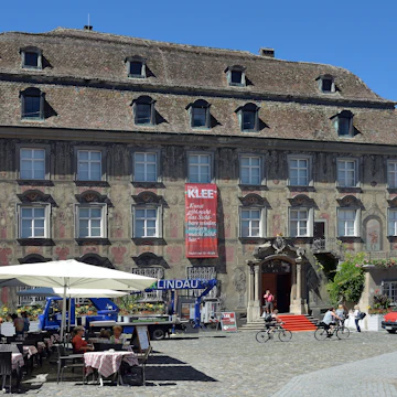 Lindau, Bavaria, Germany - July 17, 2021: Patrician house Cavazzen on the market place of Lindau in the Lake Constance from 1729 used as local museum of the city - Germany.; Shutterstock ID 2391700893; full: digital; gl: 65050; netsuite: poi; your: Barbara Di Castro
2391700893