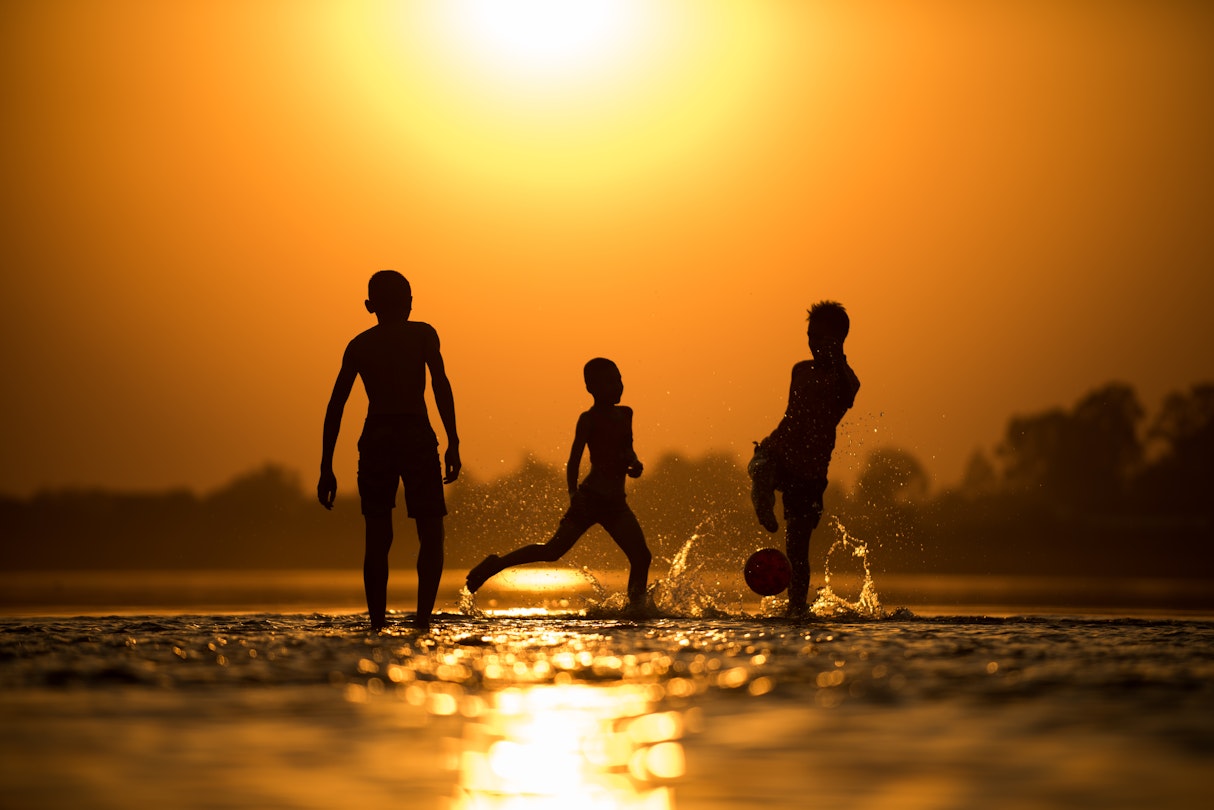 Silhouette of young boys playing during sunset ; Shutterstock ID 580738648; full: 65050; gl: Online Editorial; netsuite: Rio with kids; your: Bailey Freeman
580738648