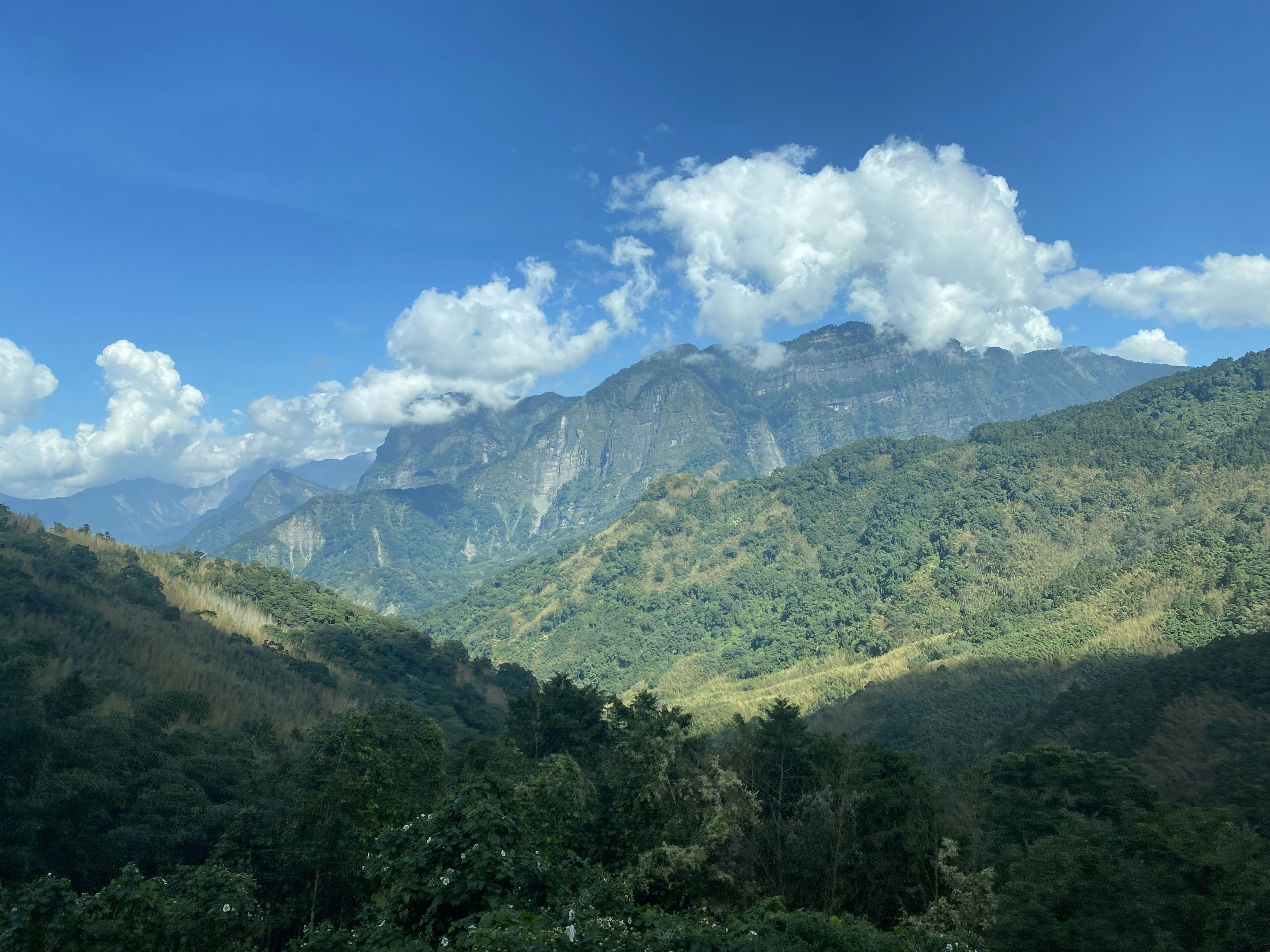 Mt Daito, seen from the Alishan Forest Railway, Taiwan