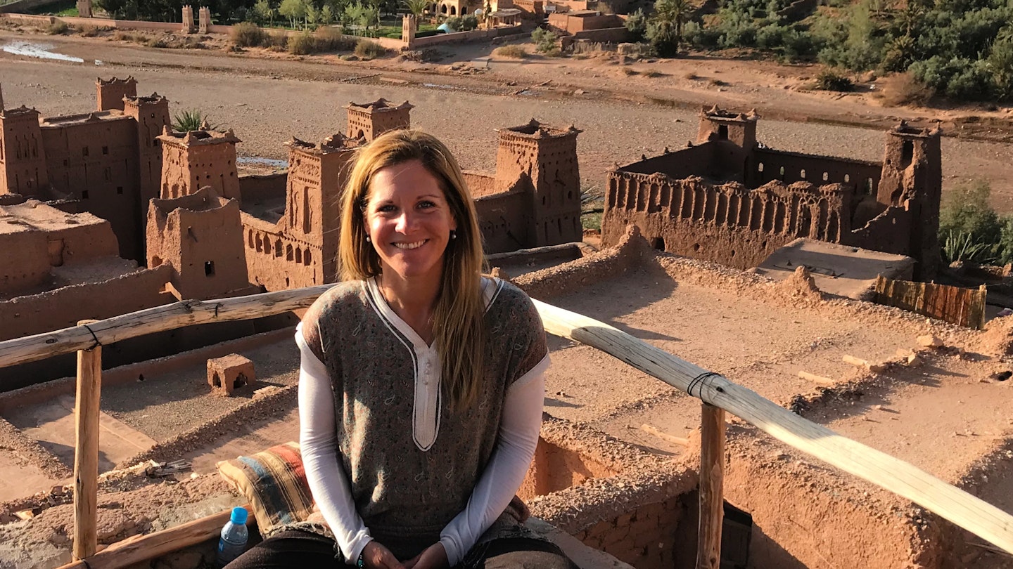 Sally Kirby in Morocco