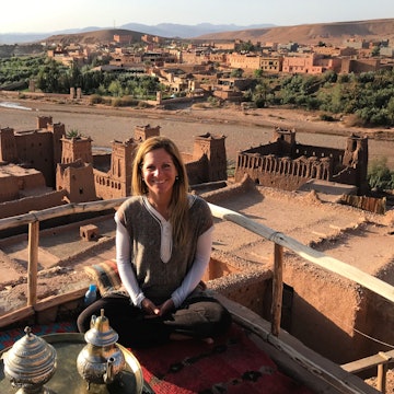 Sally Kirby in Morocco