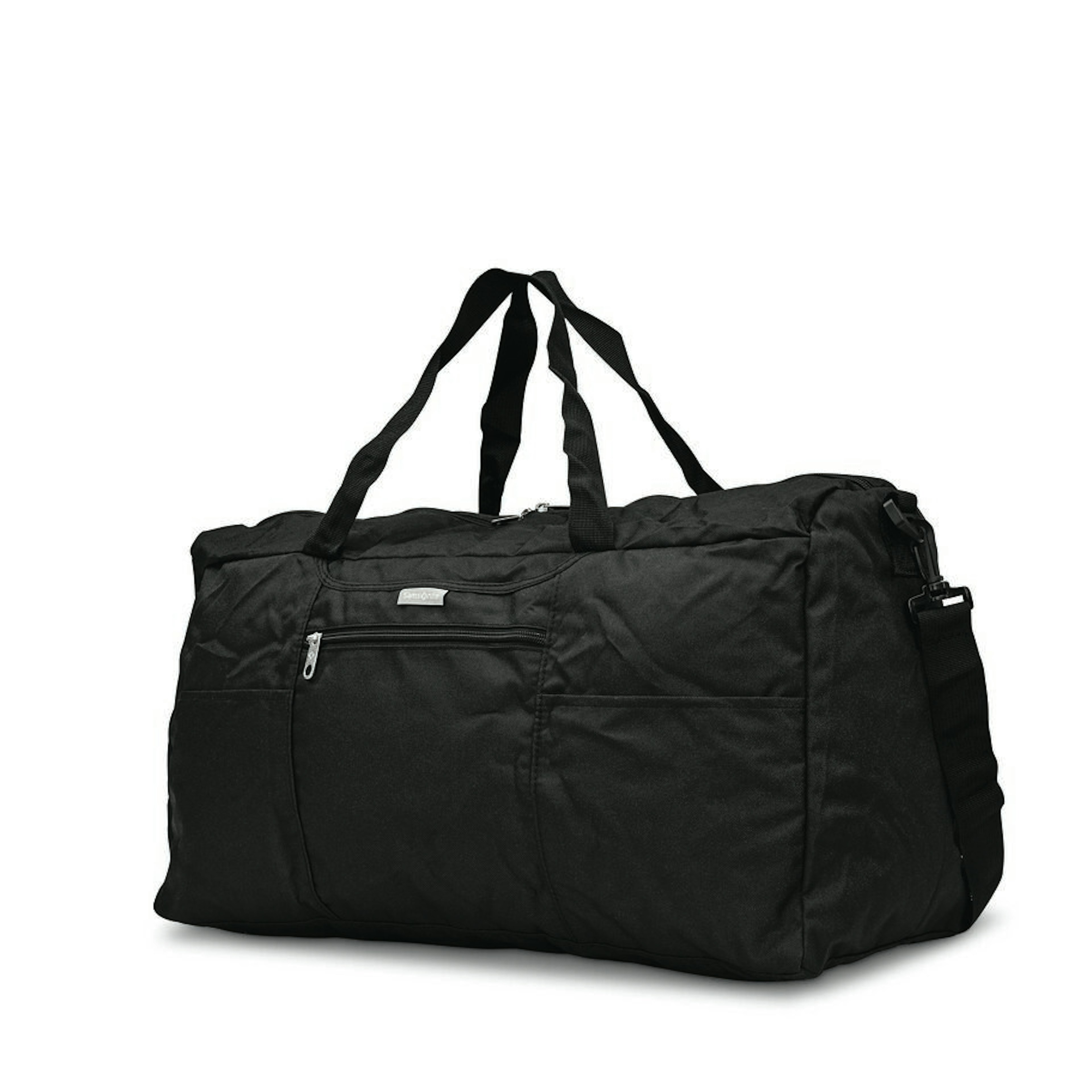 Black Samsonite foldaway duffel