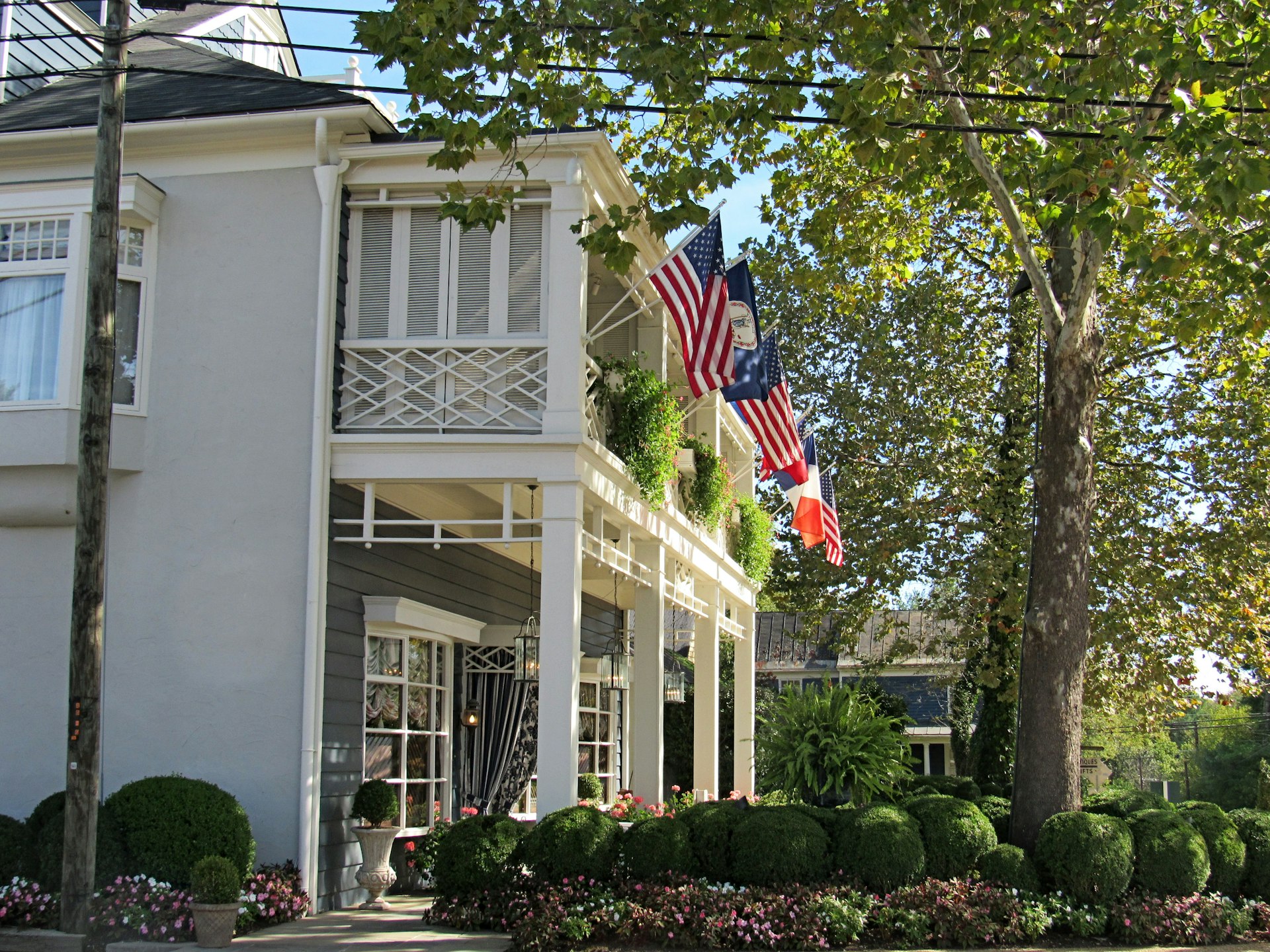 The main building of the Inn at Little Washington, Washington, Virginia, USA