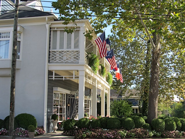 The main building of the Inn at Little Washington, Washington, Virginia, USA