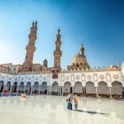 22/11/2018 Cairo, Egypt, an ancient and incredibly beautiful mosque Al-Azhar Mosque in the center of Cairo against a blue sky on a sunny day; Shutterstock ID 1352411531; full: 65050; gl: Online ed; netsuite: Cairo free things; your: Claire Naylor
1352411531