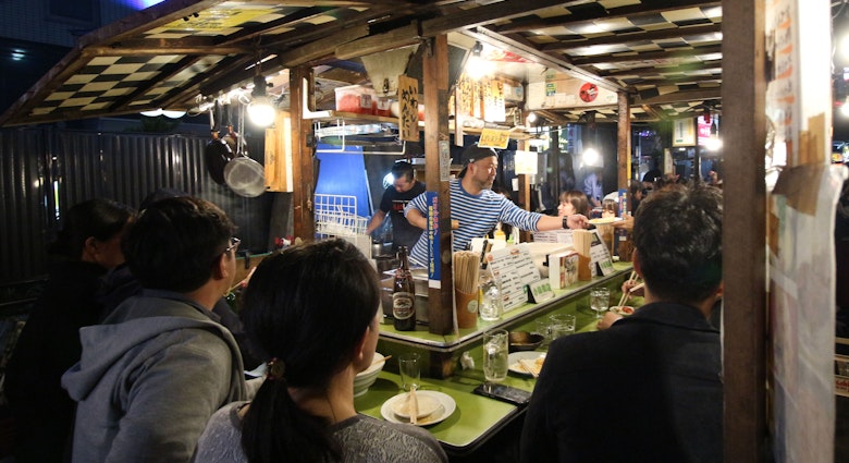 Fukuoka / Japan - NOV 3 2018 : Yatai Street food; Shutterstock ID 1379936873; full: 65050; gl: Lonely Planet Online Editorial; netsuite: Top things to do in Fukuoka; your: Brian Healy
1379936873