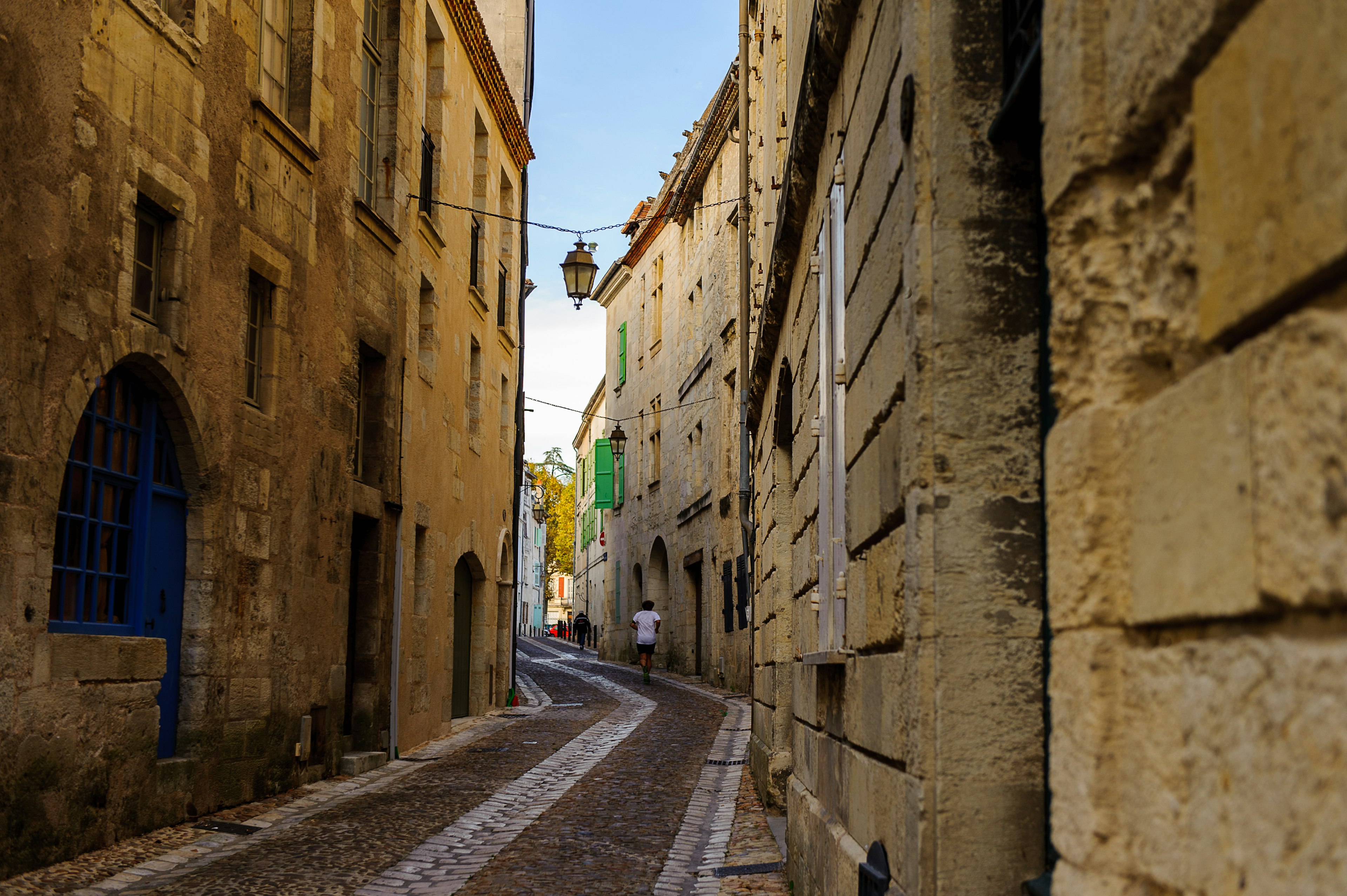 Medieval architecture in the old town of Périgueux, Dordogne, France