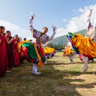 September 24, 2012: Monks prepare for a traditional dance at a Buddhist festival in honour of Guru Rinpoche.
136548161
monk, mask, dance, dragon, travel, bhutan, ritual, tsechu, people, wangdi, kingdom, costume, buddhist, himalaya, buddhism, festival, tradition, dragon festival, gross national happiness