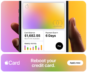 Apple Card. Daily Cash back all over the world. Apply now.
