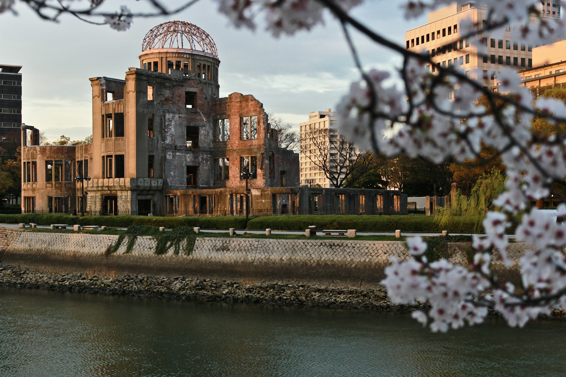 The Atomic Bomb Dome in spring, Hiroshima, Japan