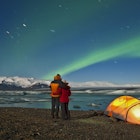 A camping couple gazes out at the northern lights
1321008085
arctic climate, asian ethnicity, camp, colour image, couple, down jacket, iceberg, jokulsarlon, landscape, northern lights, scenics, travel destination