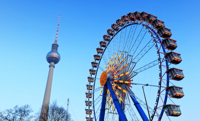 Ferris wheel and Televison Tower Berlin