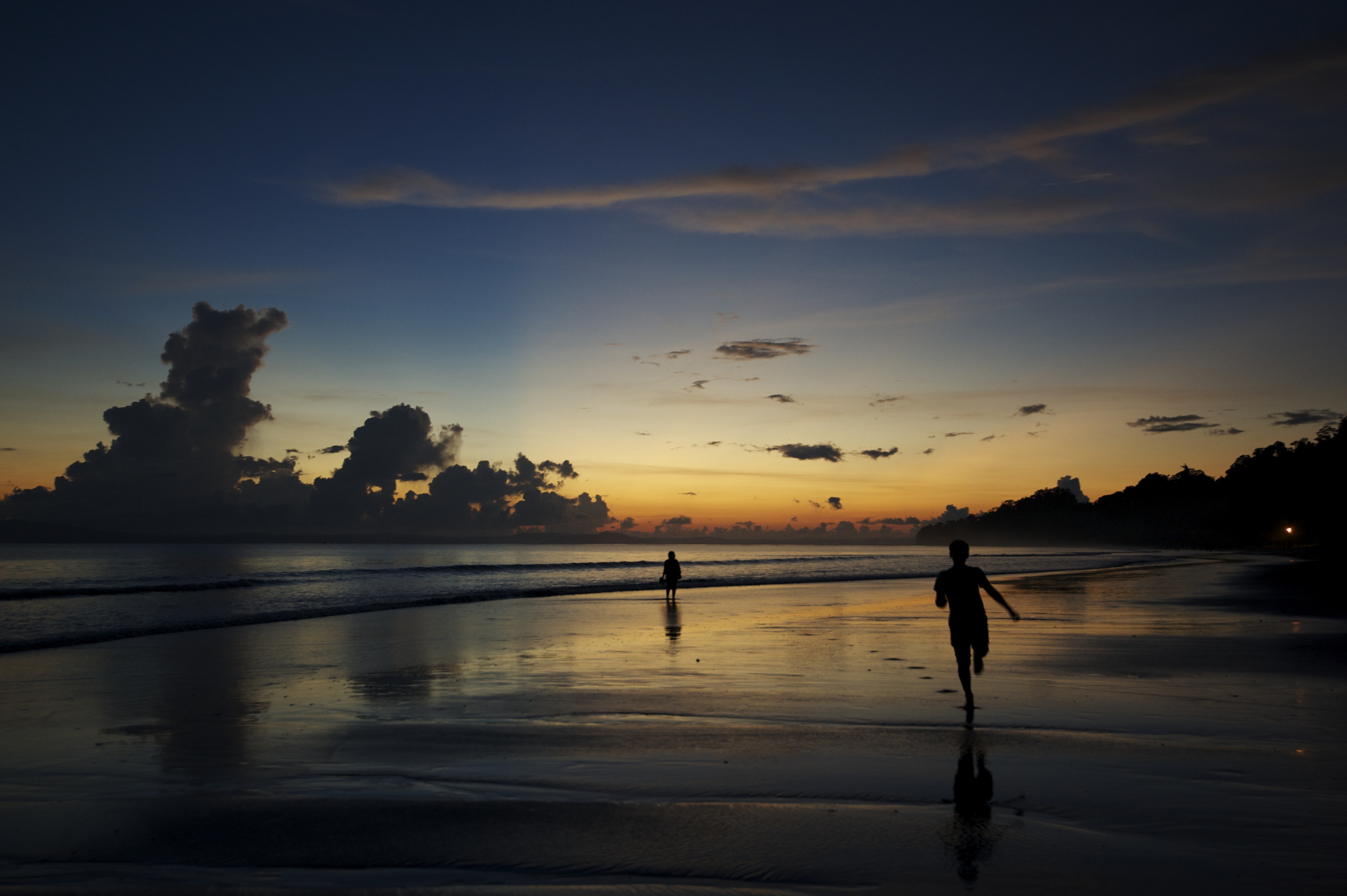 A view of the famous Radhanagar Beach on Havelock Island, part of the Andaman and Nicobar Island group in India.